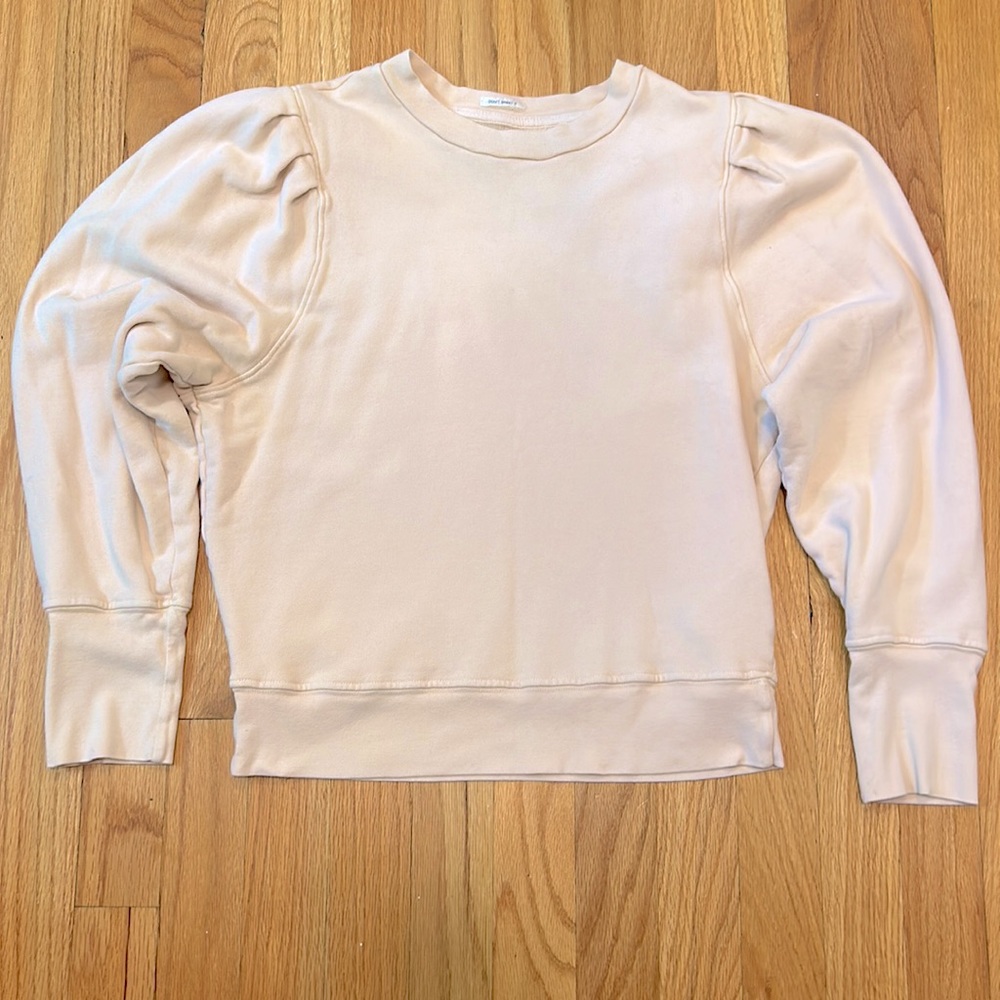 MOTHER Cream Sweatshirt